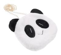 HOMSFOU Mini Bolso Monedero de Felpa Blanco para Mujer Diseño de Animalitos, Compacto y Ligero, Adecuado para Compras y Playa Varios Estilos