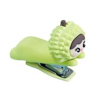 HOMSFOU Mini Desktop Stapler Durian Design Portable Manual Plastic Stapler For Office School Lightweight Compact For Small Paper Binding