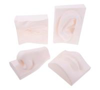 HOMSFOU Modelo Sensorial de Órganos para Boceto, Material Didáctico Pvc Flexible, 4 Piezas, Decoración para Dibujo y Escultura Artística, Kit para Estudiantes y Práctica Artística