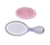 HOMSFOU Molde de Silicona para Peines Diy Kit de Herramientas de Fundición de Silicona Incluye para Peine con Almohadilla de Aire