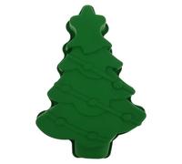 HOMSFOU Molde para Hornear Navideño de Silicona Flexible Forma de Árbol de Navidad, Molde Antiadherente para Bizcochos y Pasteles Festivos, Herramienta de Cocina para Repostería Navideña