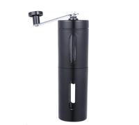 HOMSFOU Molino de Manivela Portátil para Café Muela de Cerámica, Fácil de Limpiar y Transportar, Adecuado para Hogar y Viajes, Color Negro