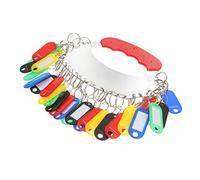 HOMSFOU Organizador De Llaves Placa y Etiquetas para Gestión De Claves, 30 Posiciones, Plástico Resistente, Identificación Práctica para Uso Almacenes y Hogar