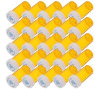 HOMSFOU Organizador Pequeño de Medicamentos 25 Frascos de Plástico PP Apto para Alimentos, Contenedor Protector Portátil para Viaje y Uso Diario