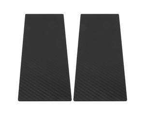 HOMSFOU Paletas para Mechas de Cabello 2 Piezas, Tabla de Teñido Pequeña Negra para Salón, Herramienta para Resaltar y Aplicar Coloración Profesional, Compatible Técnicas Balayage