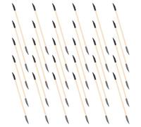 HOMSFOU Palitos para Lijar Uñas de Doble Punta 30 Unidades Herramientas de Madera Natural para Manicura y Pedicura Pulidor de Uñas Detalle Fino