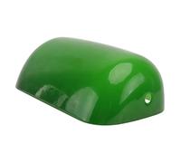 HOMSFOU Pantalla De Lámpara Verde Retro De Cristal Para Mesa 9.05X5.31X2.95 Pulgadas Lámpara De Escritorio Vintage Para Hogar Oficina Hotel