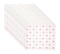 HOMSFOU Papel para Envolver Sándwiches y Hamburguesas, Papel Antigrasa Estampado de Rosas, 50 Hojas para Hornear y Picnic, Resistente y Decorativo para Alimentos