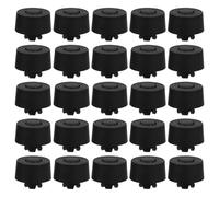 HOMSFOU Patas Antivibración para Caja de Computadora 8 MM, Paquete de 25, Almohadillas Antideslizantes y Reducción de Ruido para Soportes de Chasis en Oficinas y Estudios