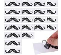 HOMSFOU Pegatinas para Depilación Nasal Barba 50 Piezas, Adhesivas de Cera Pp para Piel Sensible, Multifuncionales para Eliminar Vello en Nariz y Bigote, Accesorios de Depilación Facial