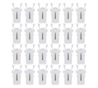 HOMSFOU Pestillos a Presión para Cubos de Basura, 24 Piezas de Cierre Microinterruptor de Plástico, Recambios para Tapas de Papelera en Hogar y Oficina