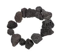HOMSFOU Piedras Volcánicas Naturales para Acuario y Jardinería, Roca de Lava Porosa Negra 2-4 Cm 150g, Decorativas y Filtrantes para Paisajismo y Plantas Suculentas