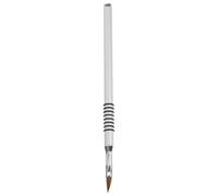 HOMSFOU Pincel para Manicura de Metal Duradero Herramienta para Decoración de Uñas Pluma para Tallar y Delinear Uñas Suministros para Salones Profesionales y Uso Doméstico