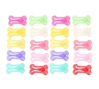 HOMSFOU Pinzas Pelo de Mascotas 20 Piezas Multicolor, Accesorios Creativos y Duraderos para Perros y Gatos, Horquillas Pequeñas para Peluquería y Uso Diario, Ideales para Color Aleatorio