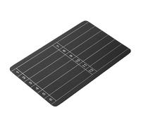 HOMSFOU Placa de Respaldo de Acero Inoxidable para Frase Semilla de 24 Palabras Resistente al Agua Fuego Grabado Preciso Anticorrosión y Portátil para Almacenamiento Seguro de