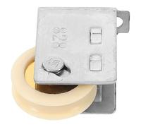 HOMSFOU Polea Metálica de Acero Inoxidable 828 Rodillo de Nylon para Puerta Corredera Fija, Rueda Silenciosa para Ventana y Mosquitera, Cojinetes Duraderos para Puertas Corredizas