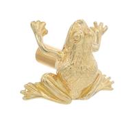 HOMSFOU Pomos de latón vintage para gabinetes de dormitorio, tiradores chinos resistentes con funcionamiento suave, tiradores únicos de sapo Feng Shui para cocina, baño, decoración del hogar