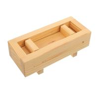 HOMSFOU Prensa para Sushi de Madera Natural, Molde para Rollos de Arroz Caseros, Herramienta para Hacer Sushi Diy, Adecuado para Hogar, Restaurante y Cocina Japonesa, Fácil Limpieza y Uso