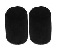 HOMSFOU Protector de Micrófono de Esponja Antiviento 2 Piezas Compatible con Shure Sm7db, Color Negro, Funda para Micrófono de Conferencia y Karaoke, Reducción de Ruido y Protección