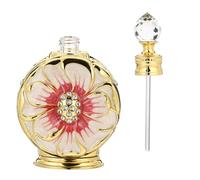 HOMSFOU Recipiente para Aceites Esenciales de Vidrio de 12 Ml Diseño Innovador para Perfume y Cosméticos, para Uso Diario y Aromaterapia