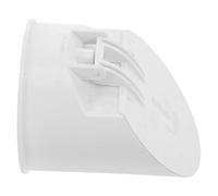 HOMSFOU Redonda Válvula Color Pvc de Antirretorno Marfil para Cocina, y | Diseño Compacto, Previene Retorno de Gases y Olores, Instalación Sencilla, Uso en Desagües de Piso