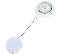 HOMSFOU Reloj de Bolsillo para Enfermeras Broche y Clip, Ligero y Preciso, de Silicona y Aleación, Adecuado para Personal Médico y Clínico
