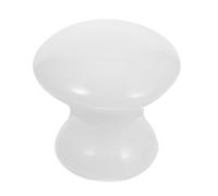 HOMSFOU Rodillo Facial de Masaje de Piedra de Jade de Color Claro Forma de Hongo, Herramienta Gua Sha para Cuidado Piel, Alivio Muscular, Masajeador Compacto para Rostro y Cuerpo, Spa