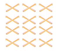 HOMSFOU Rodillos para Rizar el Cabello 24 Unidades, Varillas Flexibles de Plástico Bicolor Rosa y Amarillo, Juego para Permanente Frío y Peinados en Casa y Salón, Herramienta Ligera