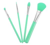 HOMSFOU Set de Brochas de Maquillaje de Silicona para Viaje y Rostro
