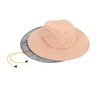 HOMSFOU Sombrero de Apicultor Velo de Malla Ajustable, Protección Facial Integral para Apicultura, Jardín y Senderismo, Ligero y Resistente para Uso al Aire Libre