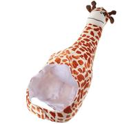HOMSFOU Sombrero de Jirafa de Peluche para Fiesta y Disfraz Diseño Adorable, Cómodo y Transpirable, Accesorio Adecuado para Fotos y Eventos Festivos