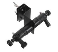 HOMSFOU Soporte Ajustable para Cámara Solar Montaje Canalón y Pared Acero Inoxidable Resistente para Interior y Exterior Compatible con Arlo Eufycam Ring Negro
