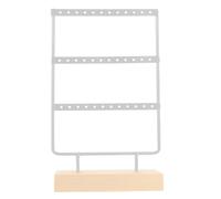 HOMSFOU Soporte De Exhibición De La Joyería Titular del Collar Organizador De Joyas Exhibición De Aretes Percha De Joyería Familiar Viajar Titular del Perno Prisionero Planchar