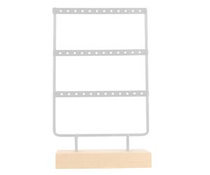 HOMSFOU Soporte De Exhibición De La Joyería Titular del Collar Organizador De Joyas Exhibición De Aretes Percha De Joyería Familiar Viajar Titular del Perno Prisionero Planchar