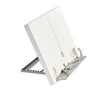 HOMSFOU Soporte de Lectura Multifuncional Ajustable para Libros de Cocina y Tablet Diseño y Portátil para Estudio y Recetas