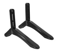 HOMSFOU Soporte de Mesa para TV de 32 a 65 Pulgadas, Base Negra | Plástico, Instalación Simple y Estable, para Hogares y Hoteles, Distancia de Orificios 20 a 55mm