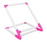 HOMSFOU Soporte para Bordado de Punto de Cruz de PVC Estante de Mesa con Diseño de Pinza Único Soporte Estable para Manualidades DIY Fácil Montaje y Desmontaje sin Herramientas