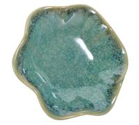 HOMSFOU Soporte para Joyería en Cerámica, Plato para Collares y Anillos, Bandeja para Guardar Pendientes Diseño Elegante, Adecuado para Decoración y Almacenamiento en Hogar U Oficina