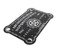 HOMSFOU Tablero de Péndulo de Adivinación Tablero de Adivinación de Madera Negro, Herramienta Ritual DIY para Principiantes, Ayuda a Tomar Decisiones, Decorativo, para Mother’s Day