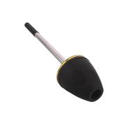 HOMSFOU Tapón de Inodoro Antirreflujo con Asa, Bloqueo de Olores para Inodoro en Cuclillas, Material Pp y Acero Inoxidable, Color Negro Obsidiana, Accesorio para Baño Doméstico y Público