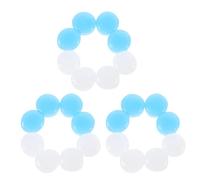 HOMSFOU Tapones Oídos de Silicona 24 Piezas Reutilizables, Dispositivo para Ayudar a Dormir y Concentración, Protección Auditiva Ligera para Viajes y Descanso