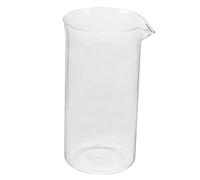 HOMSFOU Taza de Repuesto para Prensa Francesa de Vidrio 600 Ml Resistente al Calor Mango Antideslizante para Café Espresso y Té, Vaso de Cristal Reutilizable para Cocina y Oficina