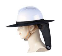 HOMSFOU Tela de malla de alta visibilidad para sombreros duros, transpirable, protección solar de ala completa para hombres y mujeres, sombra duradera para exteriores con bordes reflectantes para