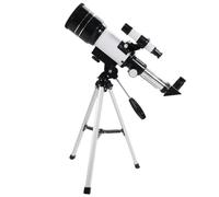 HOMSFOU Telescopio Astronómico De Profesional Telescopio Monocular con Ocular Refractivo y Trípode Portátil para Observaciones Espaciales y Nocturnas