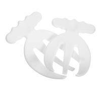 HOMSFOU Tenedores de Ensalada Reutilizables de Color 2 Piezas, Tenedor Mezclador de Plástico Resistente, Garras para Servir Frutas y Ensaladas, Utensilios Prácticos para Cocina y Comedor