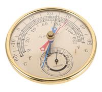 HOMSFOU Termómetro Higrómetro para Exteriores E Interiores, Preciso y Duradero, Vidrio y Plástico, Adecuado para Invernaderos, Jardín y Almacenes, Monitor Temperatura y Humedad Ambiental