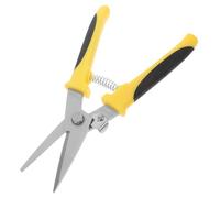 HOMSFOU Tijeras Multiusos para Cortar Alambre y Chapa Metálica, Resorte Que Ahorra Esfuerzo y Mango Cómodo, Ideales para Jardinería y Taller