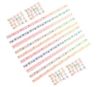 HOMSFOU Tiras de para Manualidades 480 Piezas Plegables Papel de Origami Decoración de Fiestas de Cumpleaños Infantil
