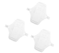 HOMSFOU Toallas Sanitarias Reutilizables de Algodón Paquete de 3 Piezas de 18cm, Lavables, Secas y Cómodas Botón Oculto para Mujer para Uso Diario