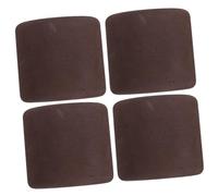 HOMSFOU Topes de Puerta para Niños Pequeños 4 Piezas Eva Reforzado Antipellizcos Anticolisión a Prueba de Viento Protector para Mantener Puerta Abierta Uso Doméstico y Escolar Marrón